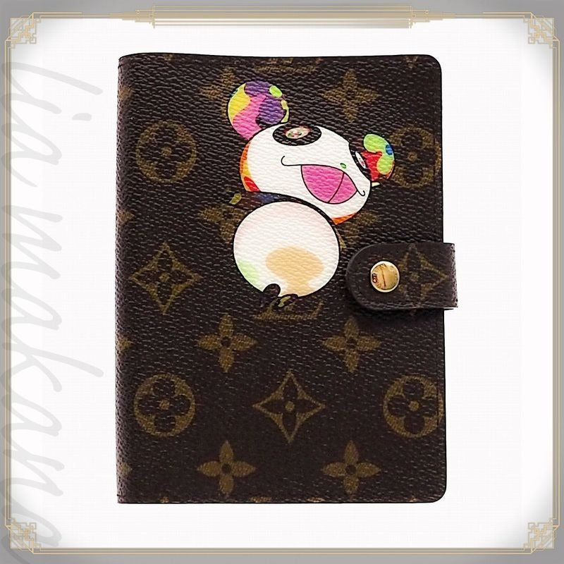 Louis Vuitton Agenda PM Monogram Canvas Panda Takashi Murakami