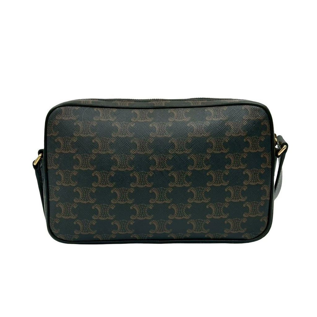 Celine Triomphe Messenger Leather Shoulder Bag — view 3
