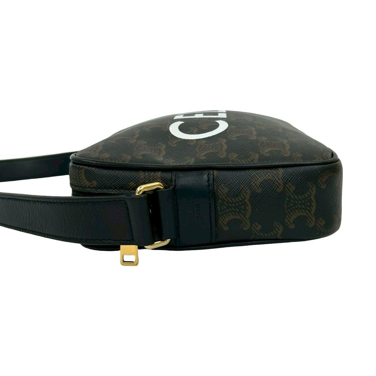 Celine Triomphe Messenger Leather Shoulder Bag — view 5