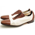 Gucci Shoes Business Men Cotton Canvas Leather Off White