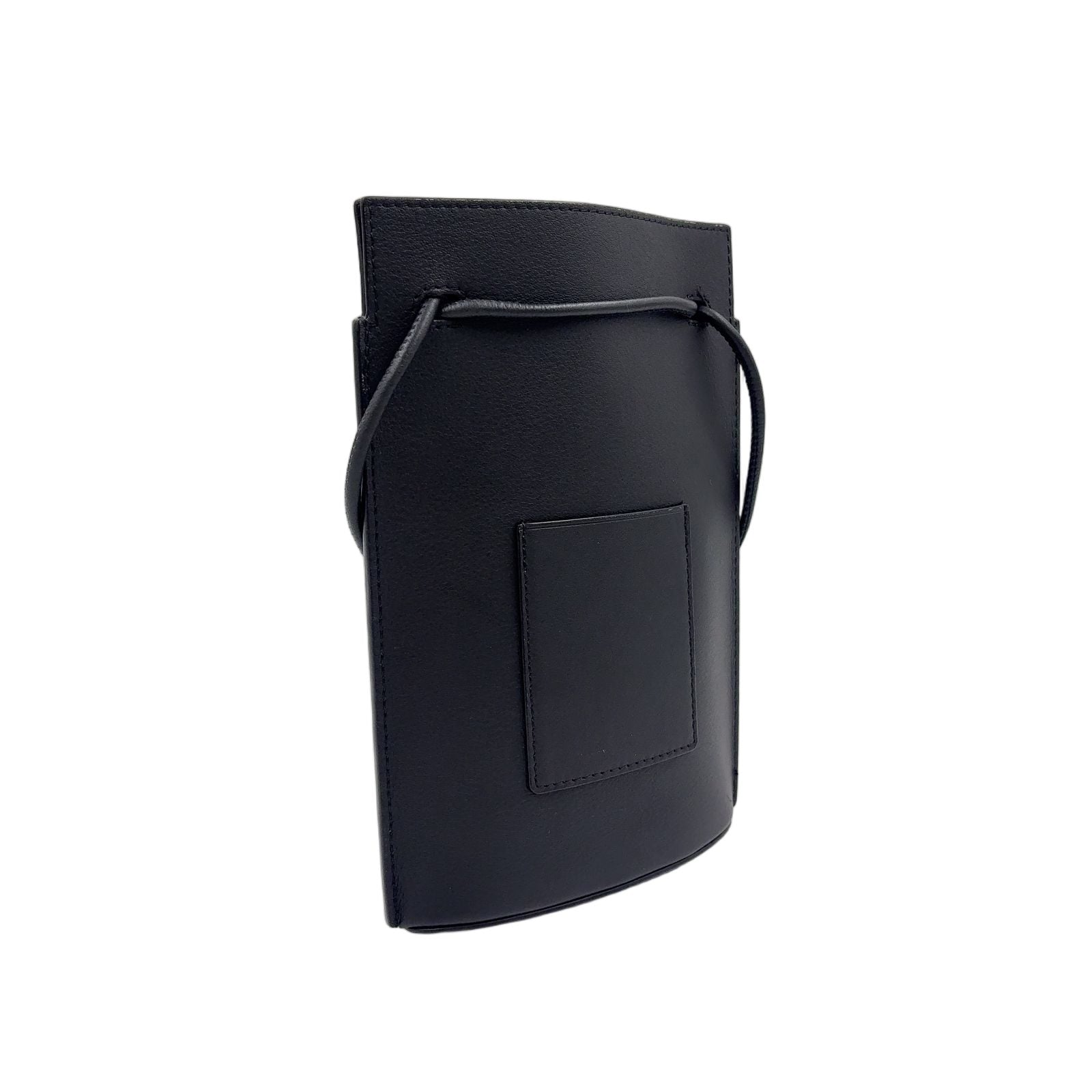 Loewe Dice Pocket with Customization Leather Black Shoulder Bag Gold — view 2