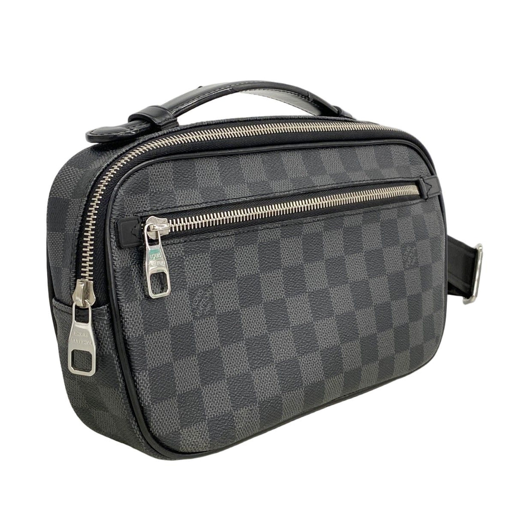 Louis Vuitton Belt Bag Damier Graphite Ambler Black — view 2