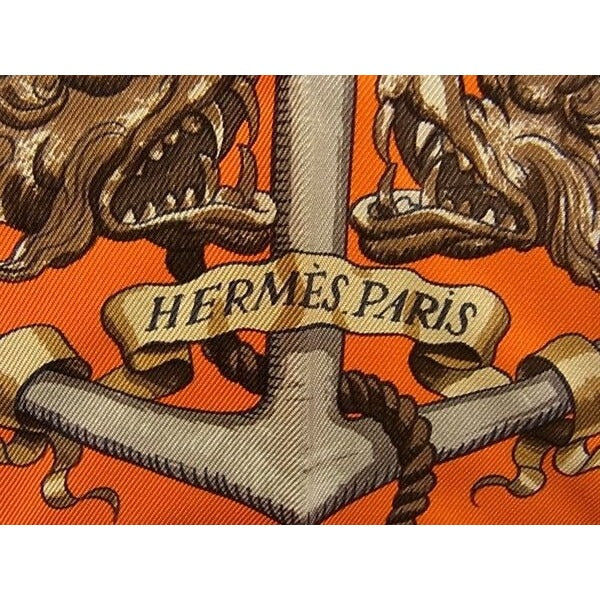Hermes Scarf Carre 90 Multicolor Silk Pavois Flag — view 5