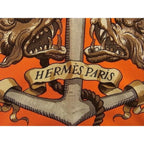 Hermes Scarf Carre 90 Multicolor Silk Pavois Flag — view 5