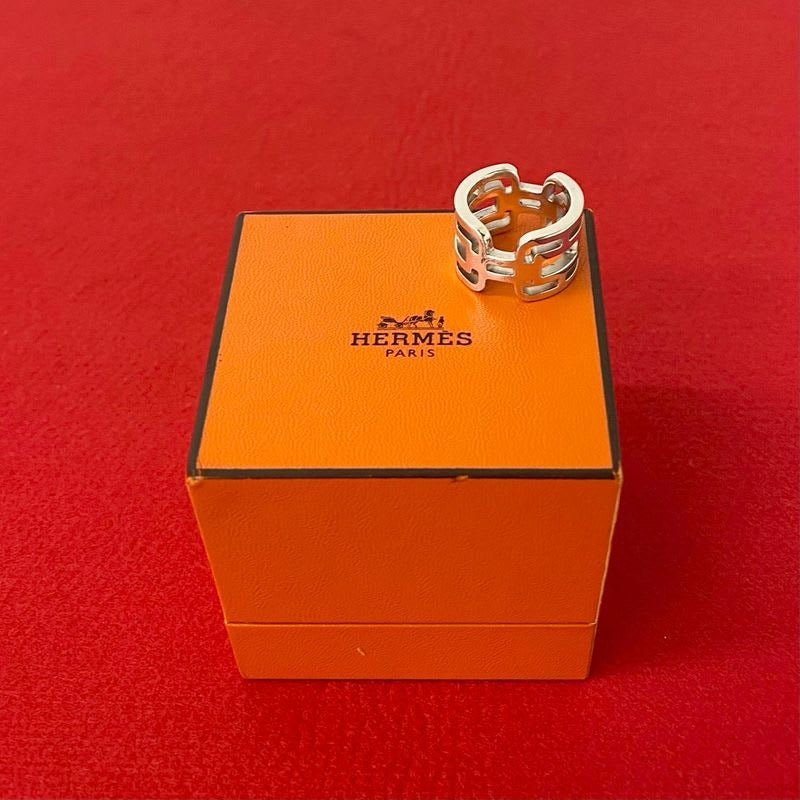 Hermes Alkan PM Silver 925 Ring No 13 Accessory 68428 — view 3