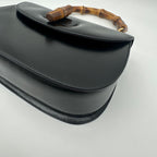 Gucci Bamboo Mini Bag Calf Leather Black Gold — view 5
