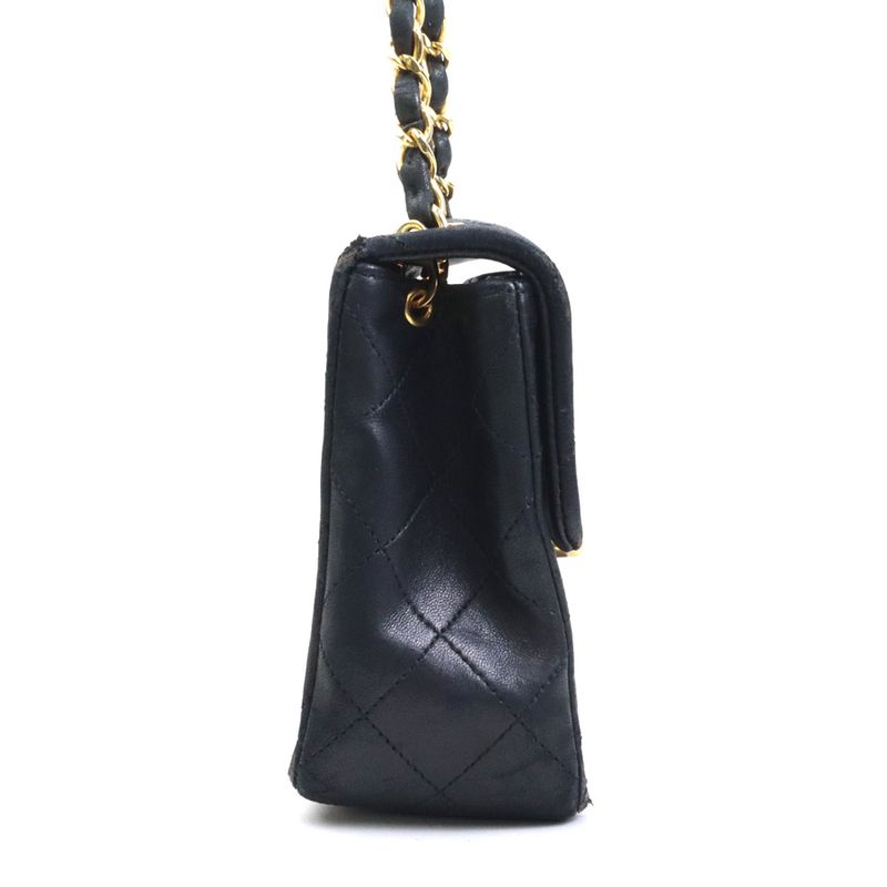 Chanel Shoulder Lambskin Black Bag — view 2