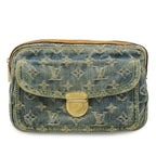 Louis Vuitton Monogram Denim Bum Bag Blue