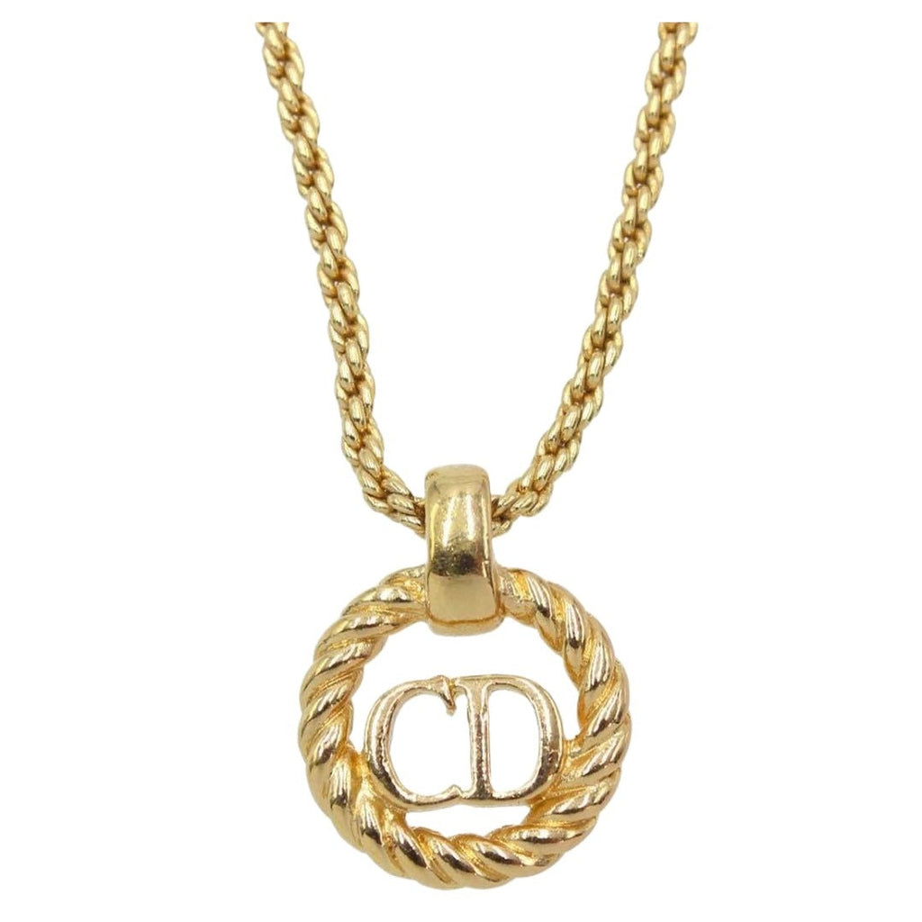Christian Dior CD Logo Chain Necklace — view 2