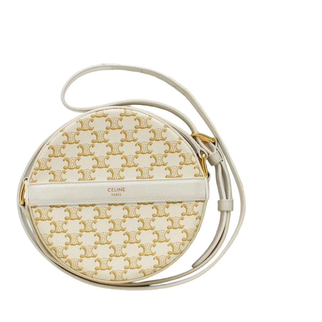 Celine Triomphe Round Shoulder Bag
