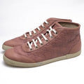 Gucci Shoes Sneakers High Cut Women Leather Pink