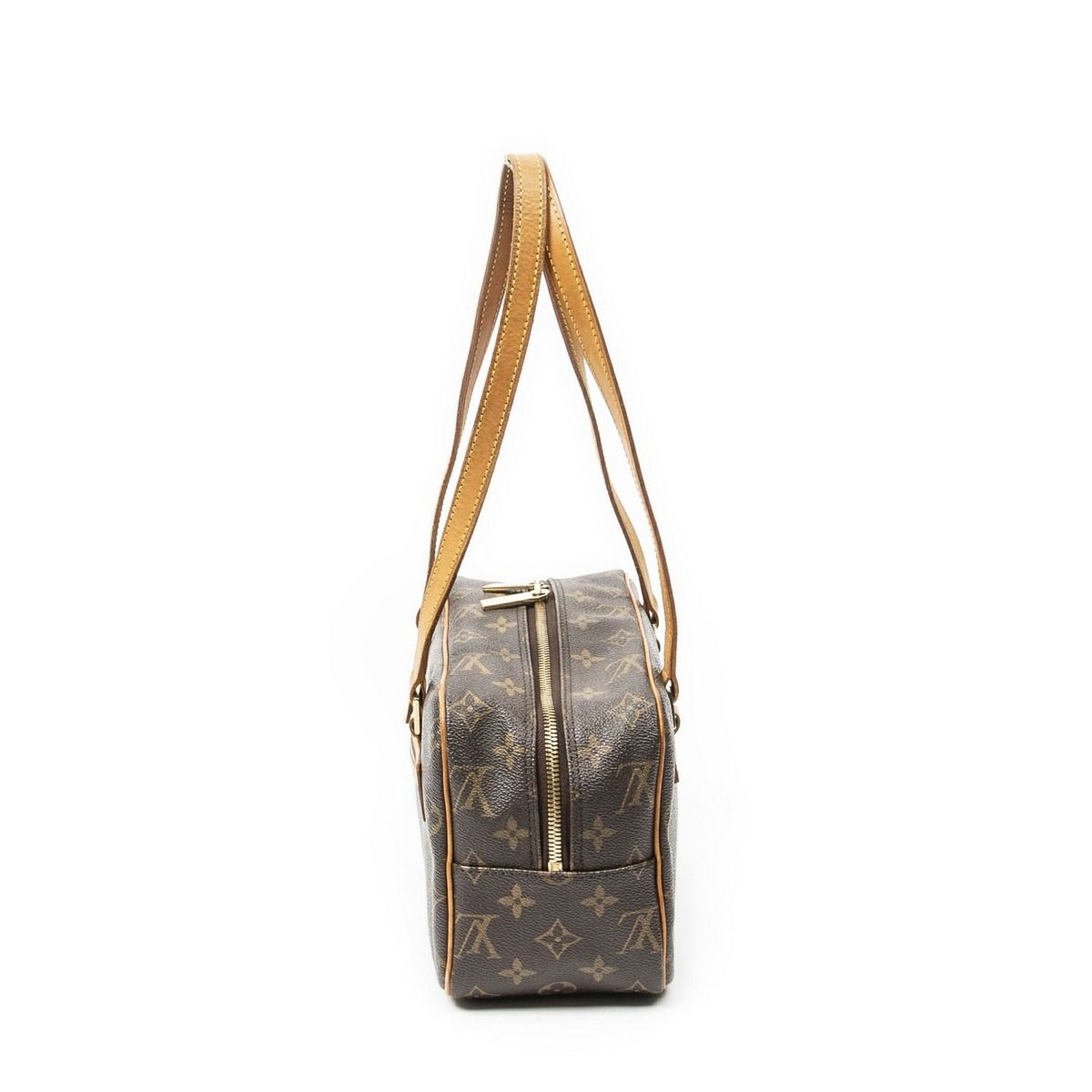 Louis Vuitton Cite Brown Monogram Canvas Messenger Bag — view 3