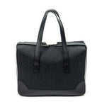 Celine Vintage Fold Top Tote Black C Macadam Canvas — view 2