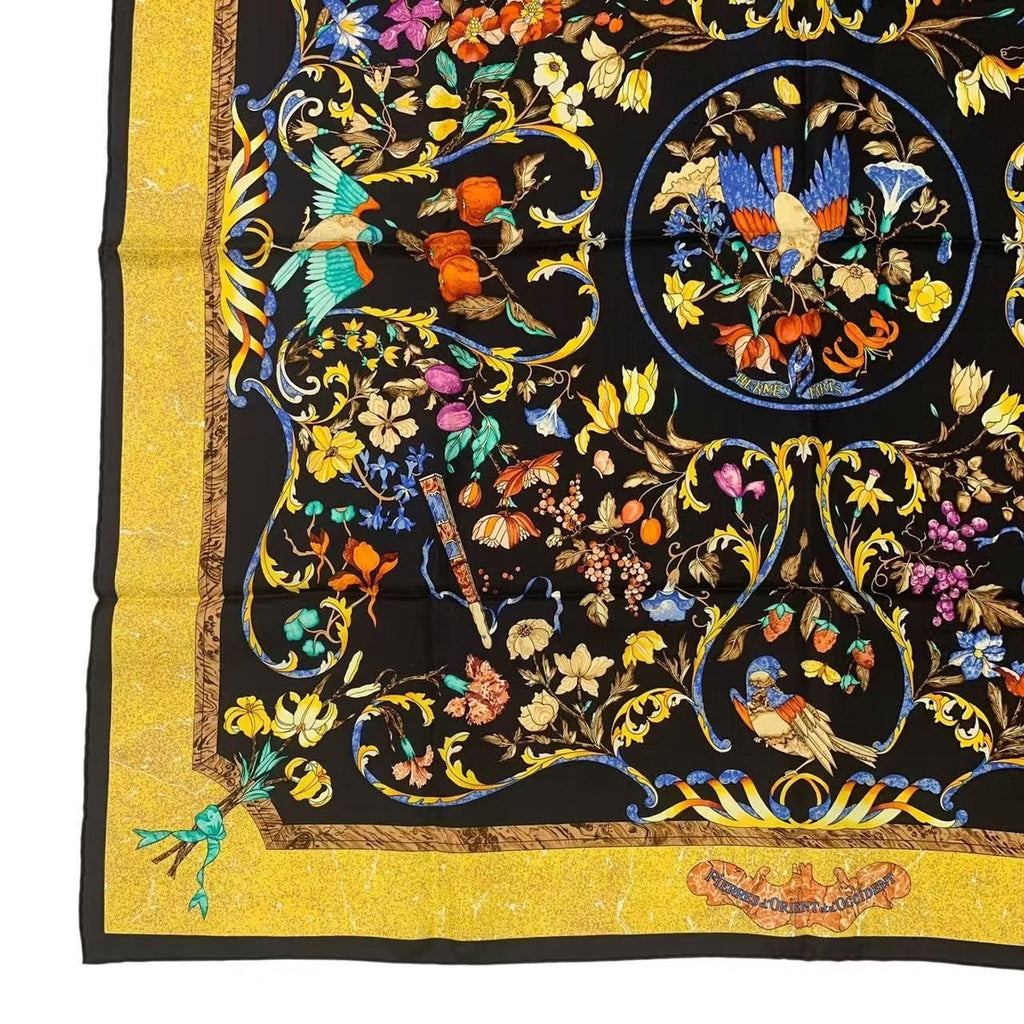 Hermes Carre 90 Pierres D' Orient Et Occident Oriental Stone and Western — view 4