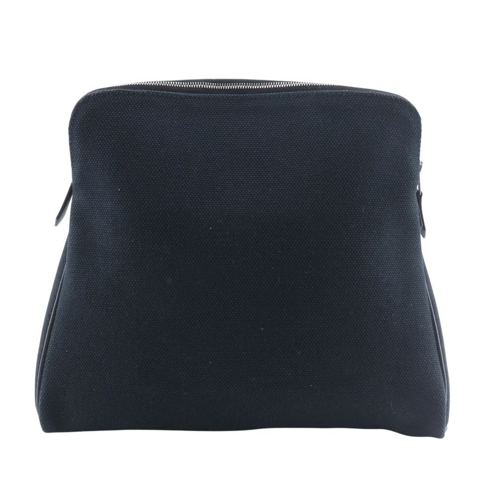 Hermes Eve Pouch Canvas Black
