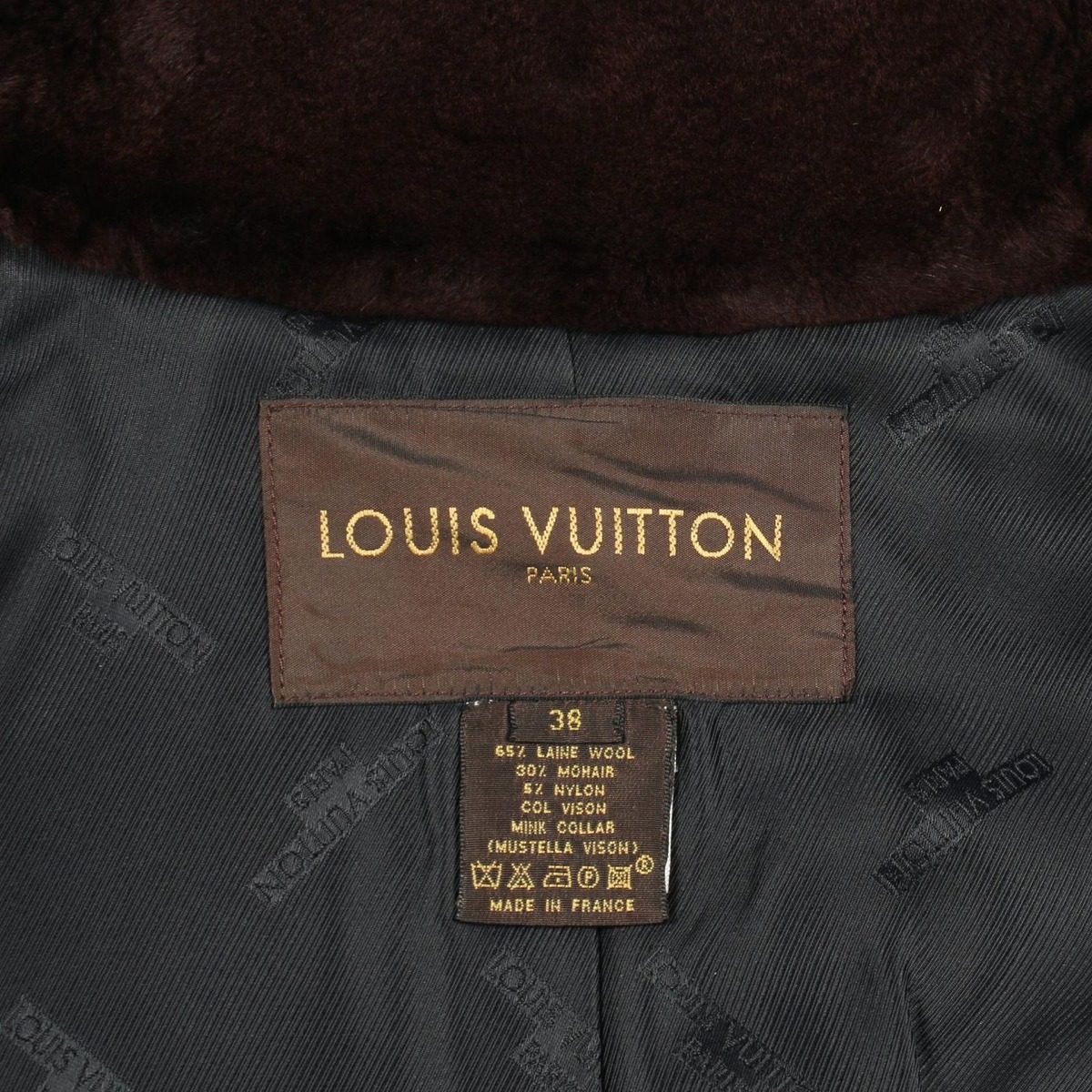 Louis Vuitton Set Gray Wool Set Hat — view 4