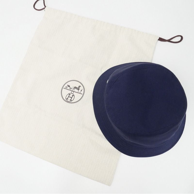 Hermes Eden Hat Size 58 Bucket with Serie Logo — view 5