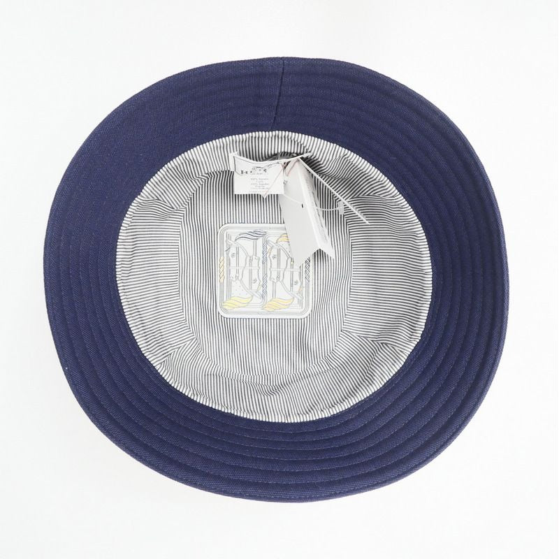 Hermes Eden Hat Size 58 Bucket with Serie Logo — view 9