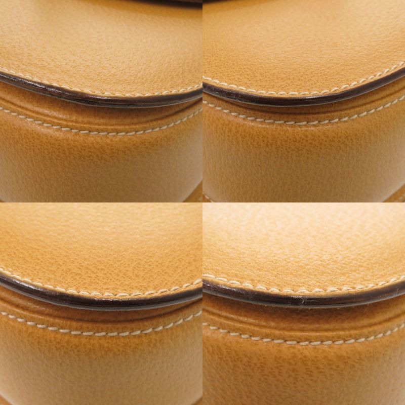 Gucci 2-Way Bamboo 000 1364 0633 Leather Yellow Handbag 0145 — view 4