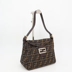 Fendi Zucca Pattern Shoulder Bag