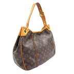 Louis Vuitton Galleria PM Monogram Leather Brown Light Shoulder Bag Gold — view 2