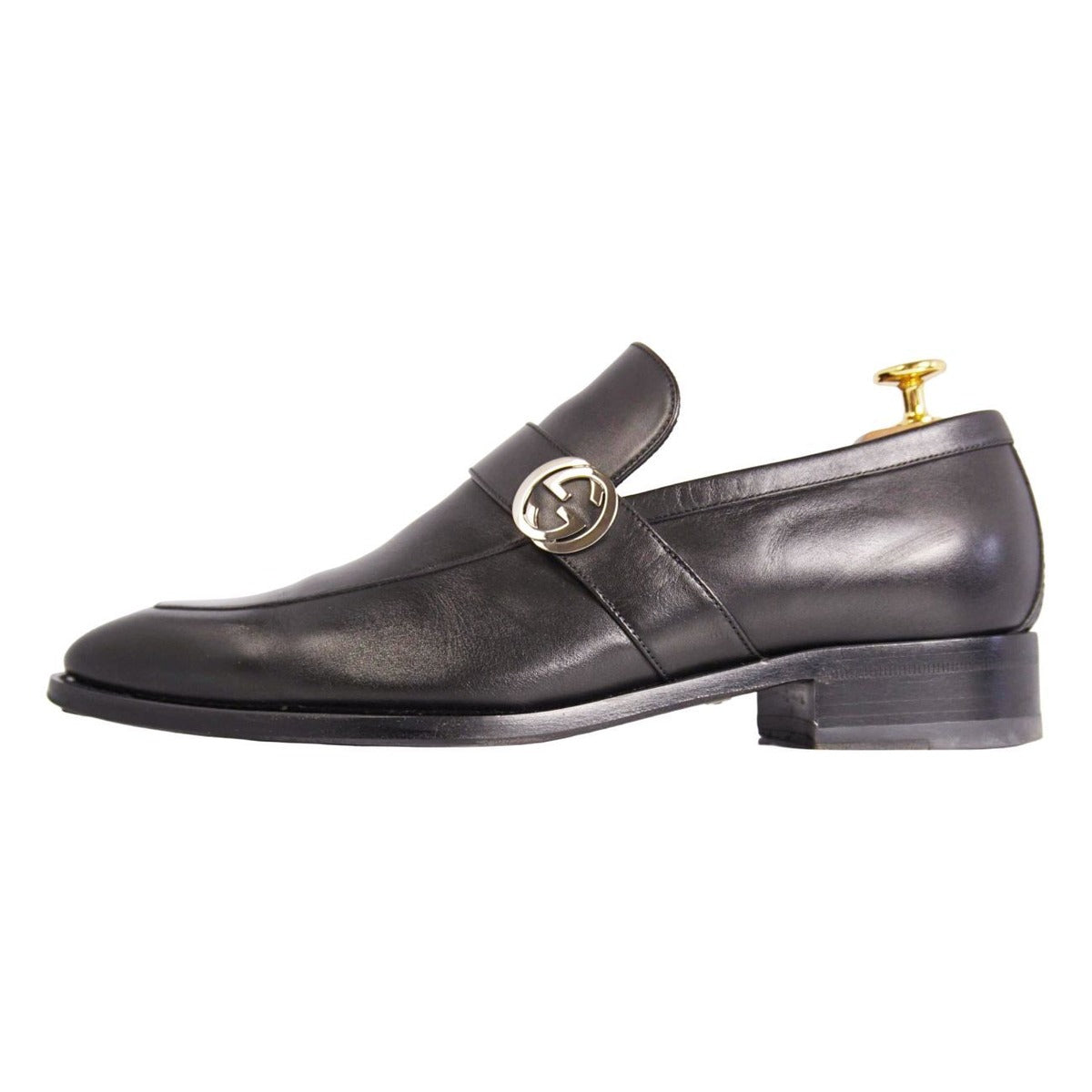 Gucci Loafers Business Shoes Interlocking Leather — view 7
