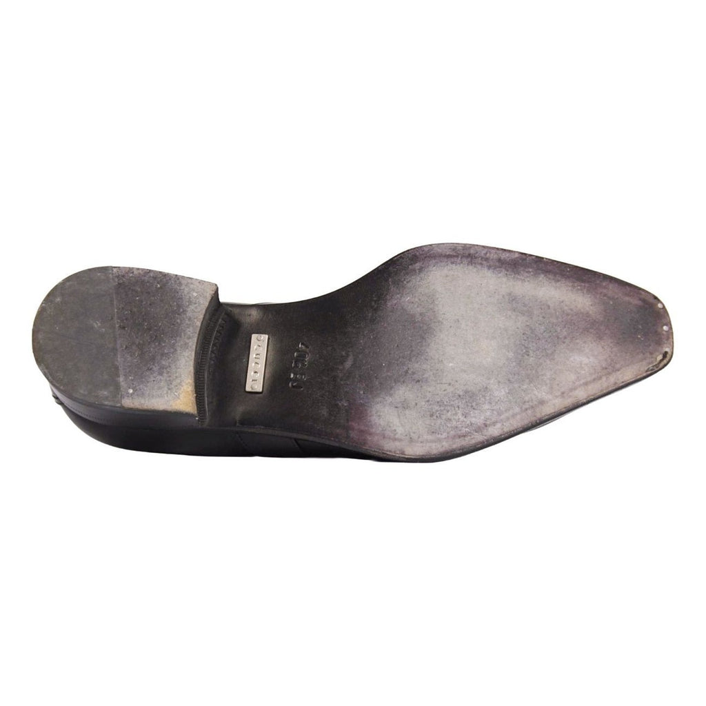 Gucci Loafers Business Shoes Interlocking Leather — view 8