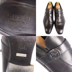 Gucci Loafers Business Shoes Interlocking Leather — view 9