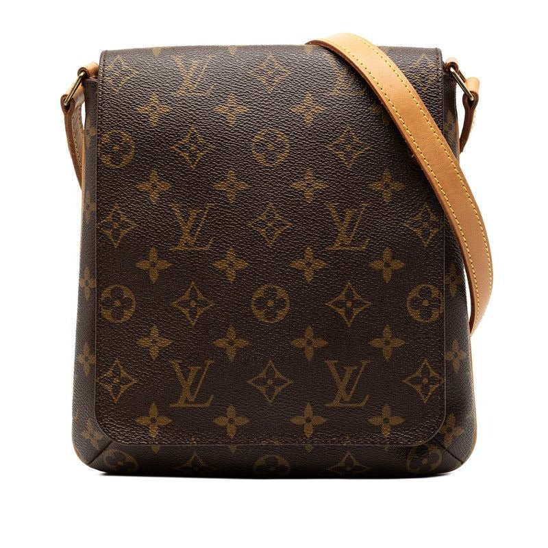 Louis Vuitton Monogram Musette Salsa Short Crossbody Bag Brown