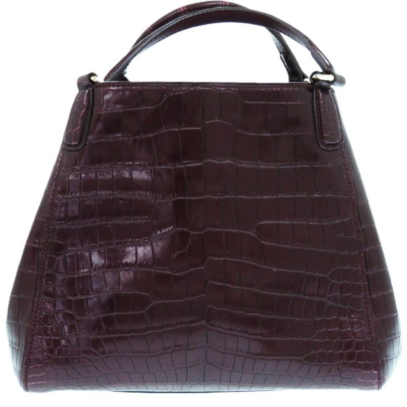 Gucci Soho 2-Way Leather Purple 0696 Tote Bag — view 2
