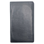 Louis Vuitton Epi Card Holder Cles Di Black Leather Long Wallet