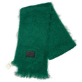 Loewe Muffler Mohair Leather Green Scarf