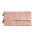 Gucci Guccissima Bifold Long Wallet GG Pink