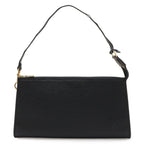 Louis Vuitton Epi Pochette Pouch Handbag Noir Black Gold