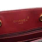 Chanel Tote Bag Quilted Black Lambskin Paris Limited — view 2