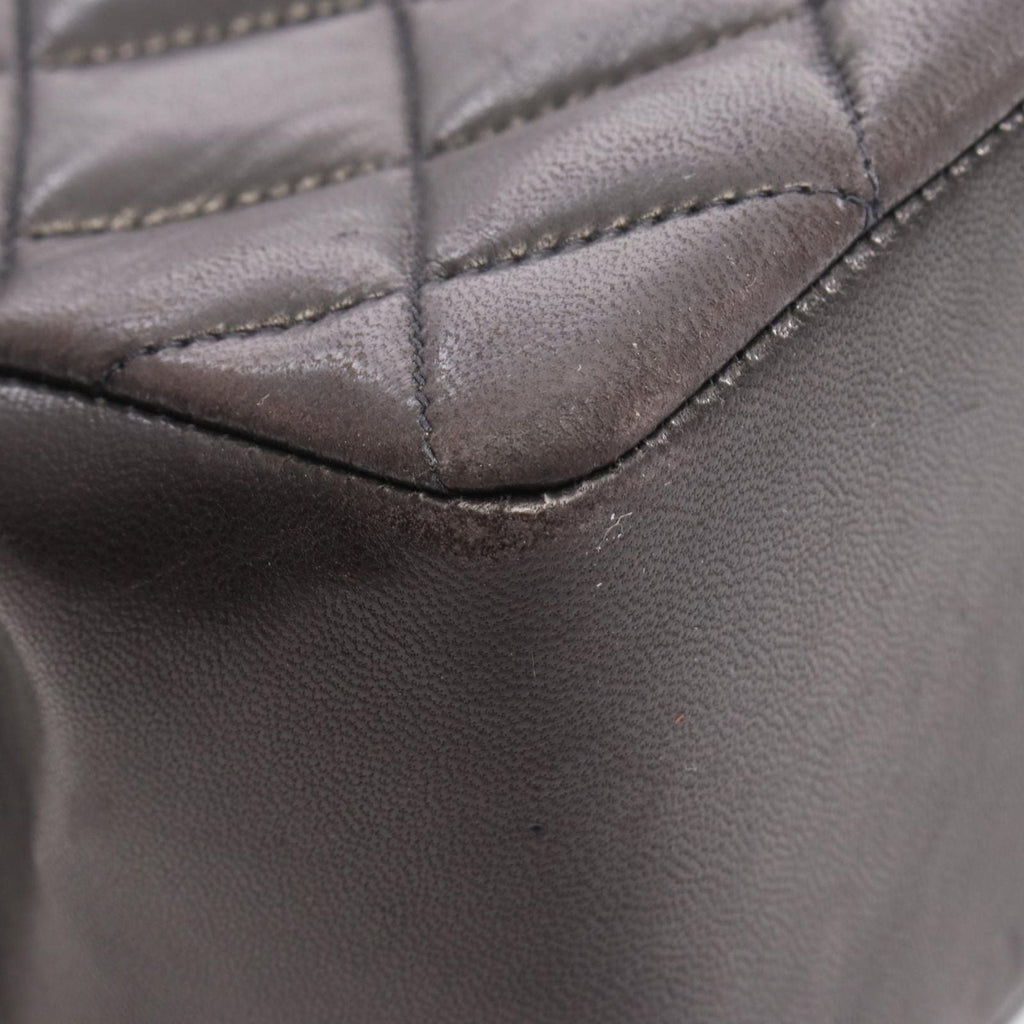Chanel Tote Bag Quilted Black Lambskin Paris Limited — view 4
