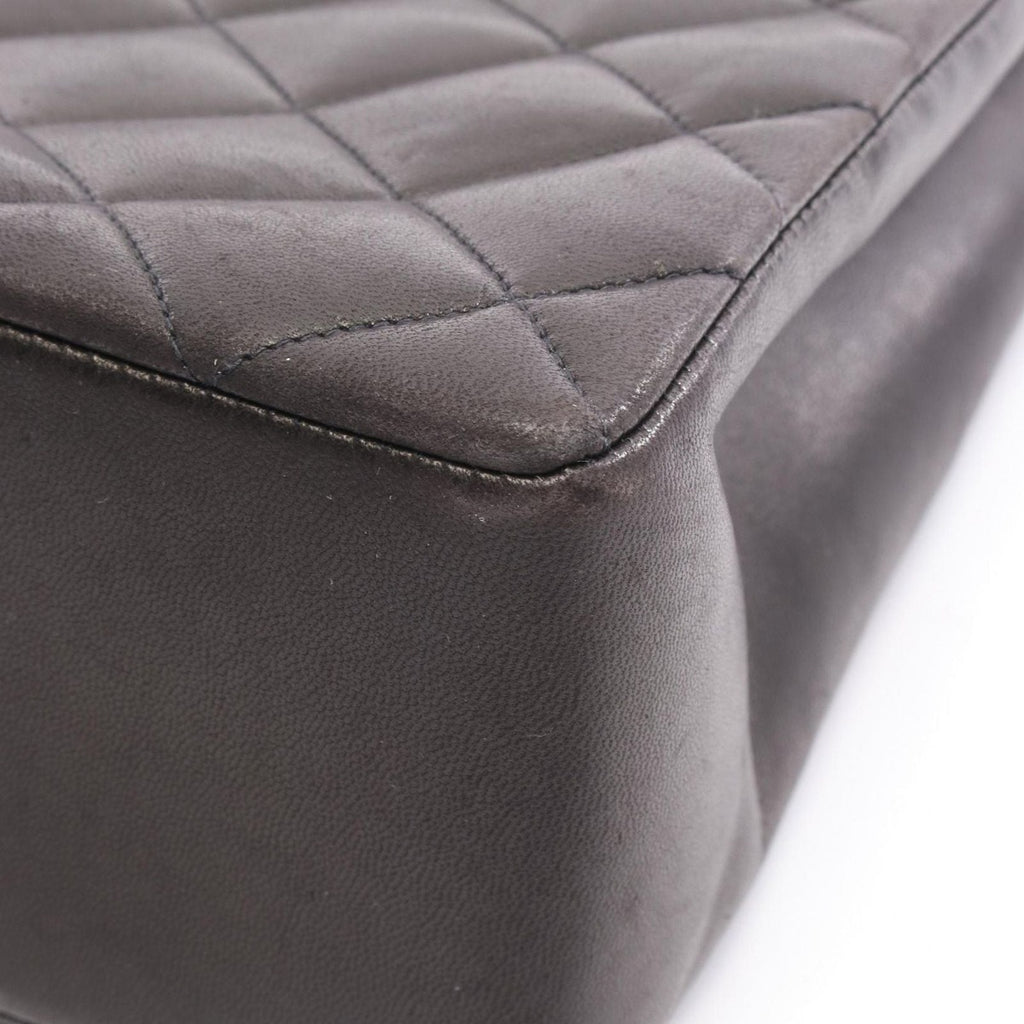Chanel Tote Bag Quilted Black Lambskin Paris Limited — view 5