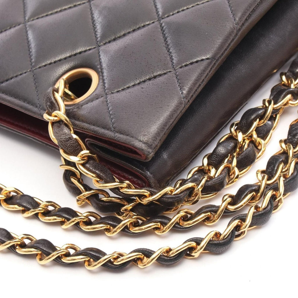 Chanel Tote Bag Quilted Black Lambskin Paris Limited — view 7
