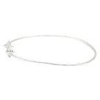 Hermes Ronde Chaine D'ancre Bangle White Gold 18k Diamond Bracelet — view 2