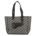 Dior Tote Oblique Saddle Canvas Leather Trotter
