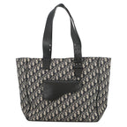 Dior Tote Oblique Saddle Canvas Leather Trotter