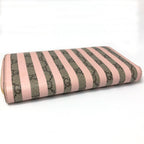 Gucci Wallet Pink GG Supreme Candy Cane Stripe Zip Around — view 6