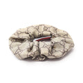 Gucci GG Pattern Scrunchie Silk Beige Brown