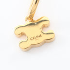 Celine Earrings Triomphe Gold — view 3