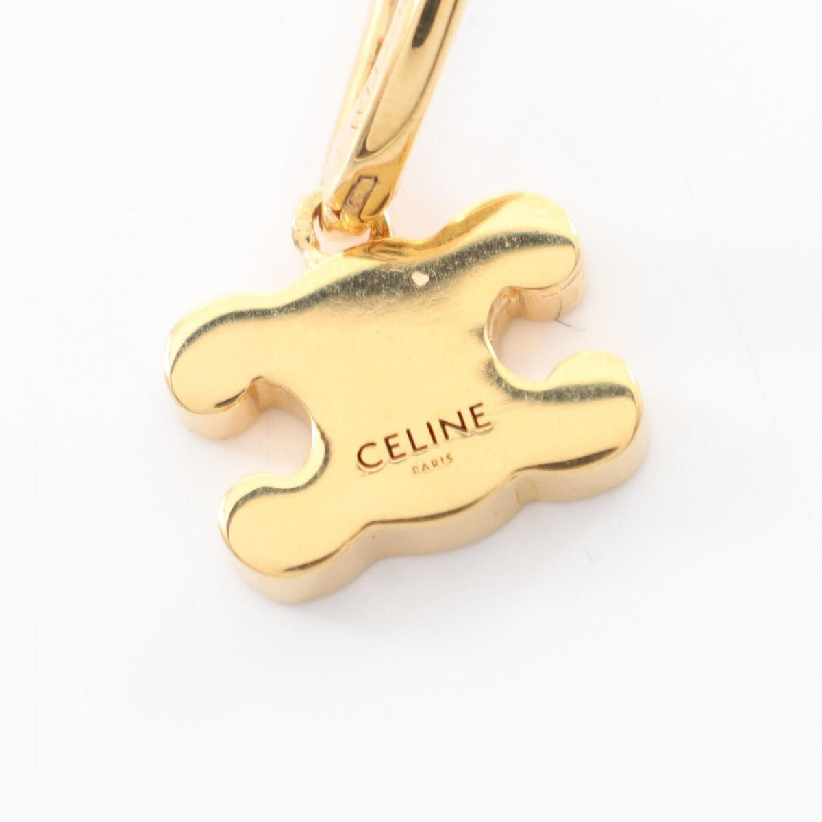 Celine Earrings Triomphe Gold — view 3