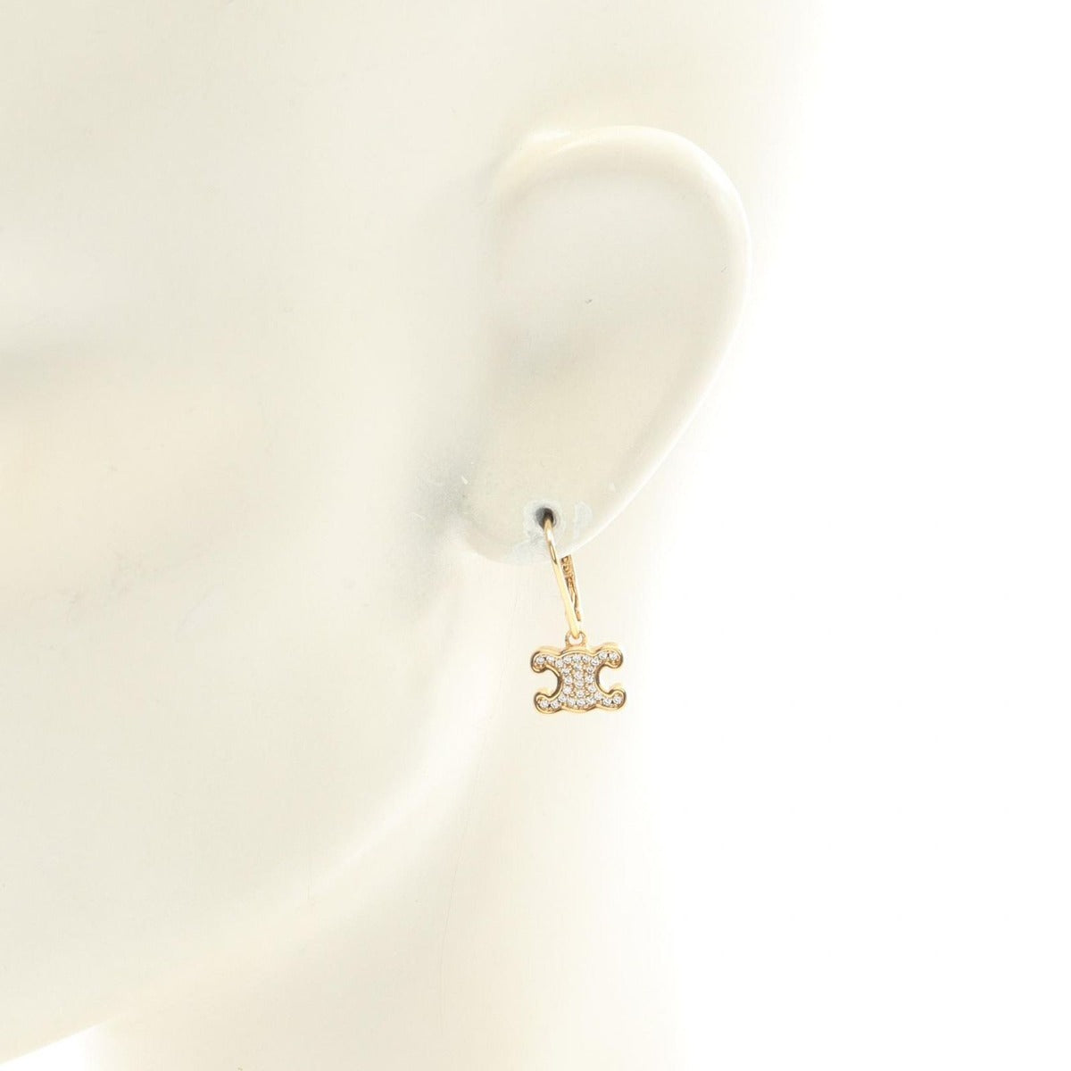 Celine Earrings Triomphe Gold — view 4