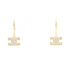 Celine Earrings Triomphe Gold