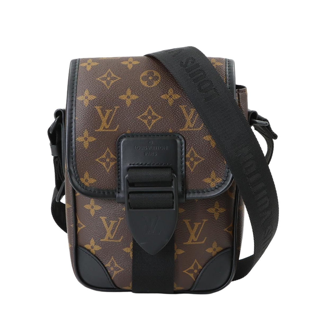 Louis Vuitton Monogram Macassar Arch Messenger Shoulder Bag Brown