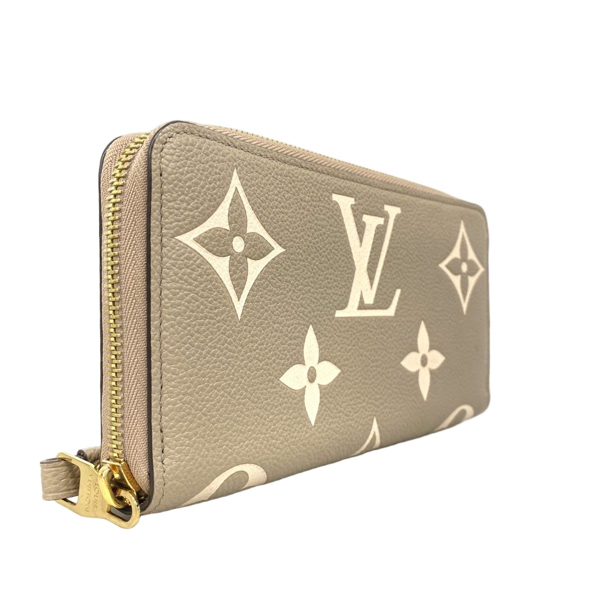 Louis Vuitton Wallet Monogram Empreinte Zippy Tourtelle Cream Bicolor — view 2