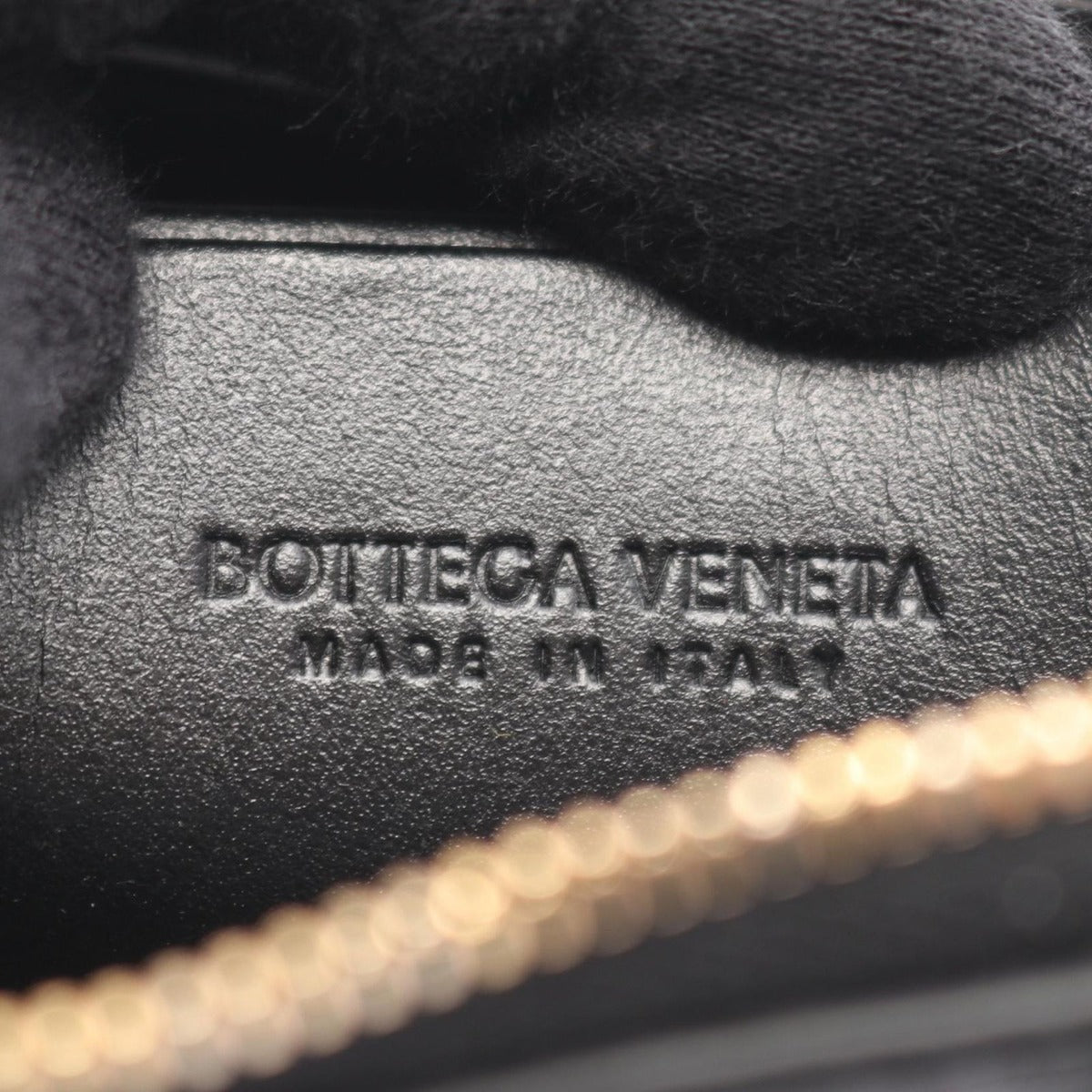 Bottega Veneta Coin Case Intrecciato Black Leather — view 4